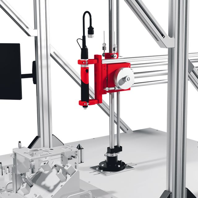 compact.UNI w/ central screwing position control stand