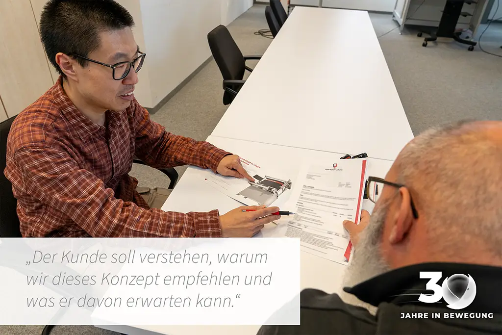 Besprechung von Bauteil und Anlagenbasis