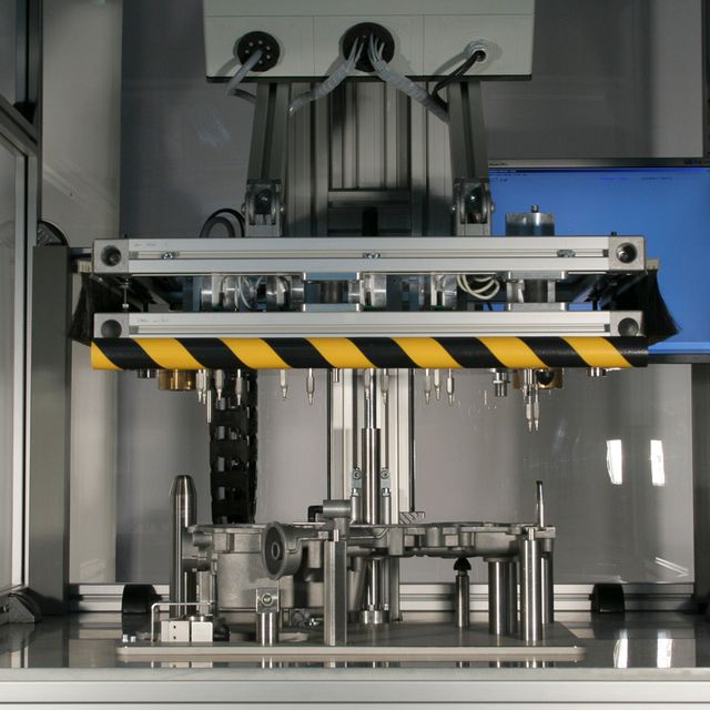 End-of-line EoL Tester for Castings / Cast Parts from BRAINWARE Solutions GmbH Chemnitz
