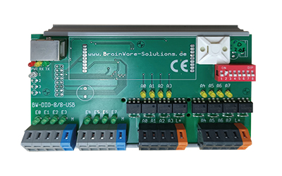 Brainware Solutions GmbH – Products and Components for automation, quality inspection and industrial image processing – Digital input-output modules bwDIO