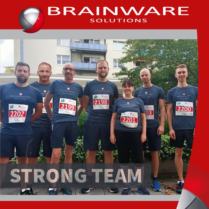Brainware team at the Chemnitz company run 2022