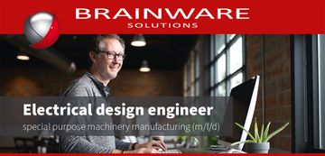 Brainware Solutions GmbH is looking for you! - Our job opportunities in Chemnitz - Electrical design engineer (m/f/d)/f/d)