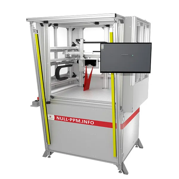 Prototyp compact.UNI mit Laser-Profilsensor