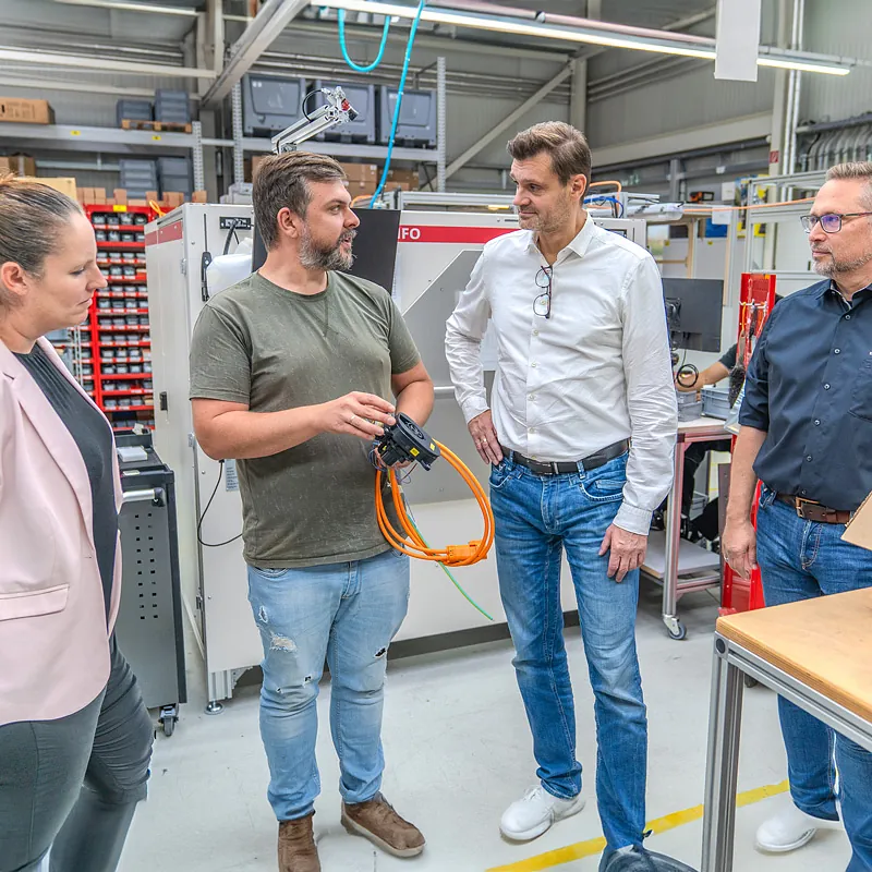 AMZ-Gastbesuch bei Brainware (COO Herr Wächtler)