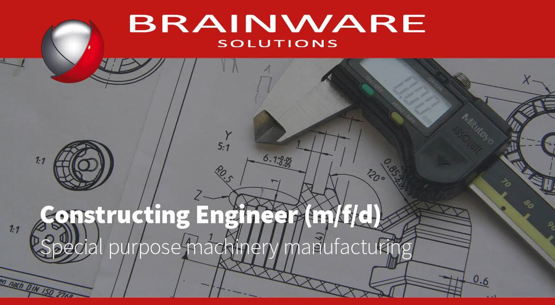 Brainware Solutions GmbH – Electrical design engineer (m/f/d) in special purpose machinery manufacturing.