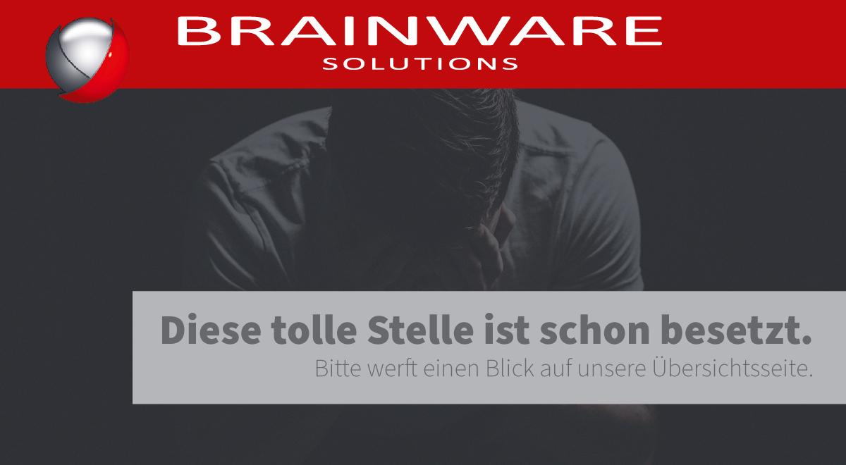 Brainware Solutions GmbH – Unsere Stellenangebote / Jobangebote in Chemnitz - Konstrukteur Sondermaschinenbau (m/w/d) Inside Sales