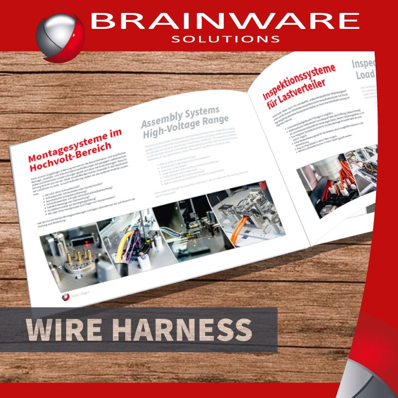 New brochures for our portfolio in the area of wiring harnesses / electrical distribution systems