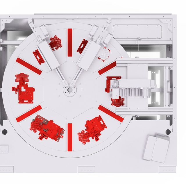 End-of-Line EoL Tester for Printed Circuit Boards (PCB) from BRAINWARE Solutions GmbH Chemnitz