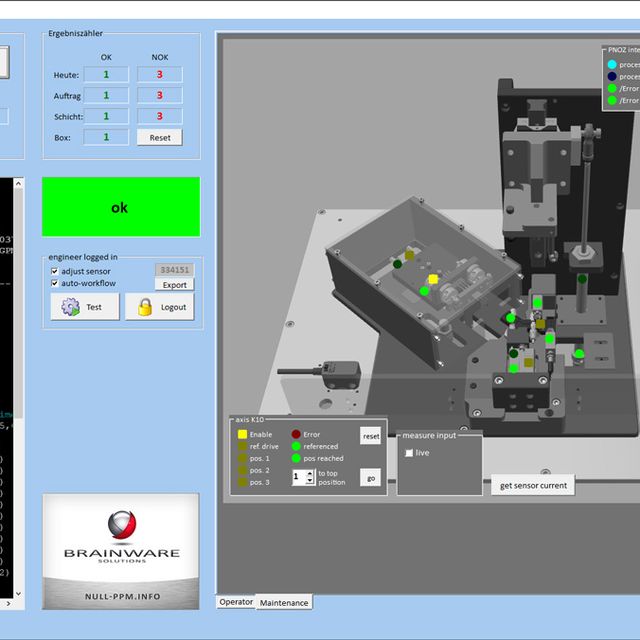 End-of-Line EoL Tester Sensoren / Sensorelektronik von BRAINWARE Solutions GmbH aus Chemnitz