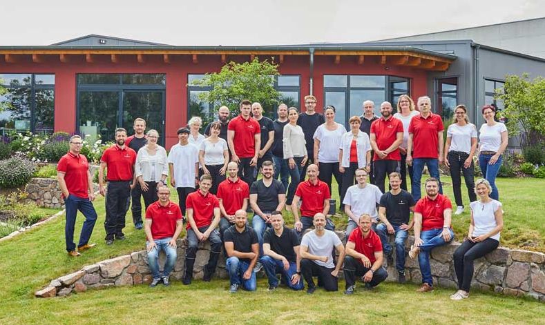 Teambild der BRAINWARE Solutions GmbH aus Chemnitz-Röhrsdorf
