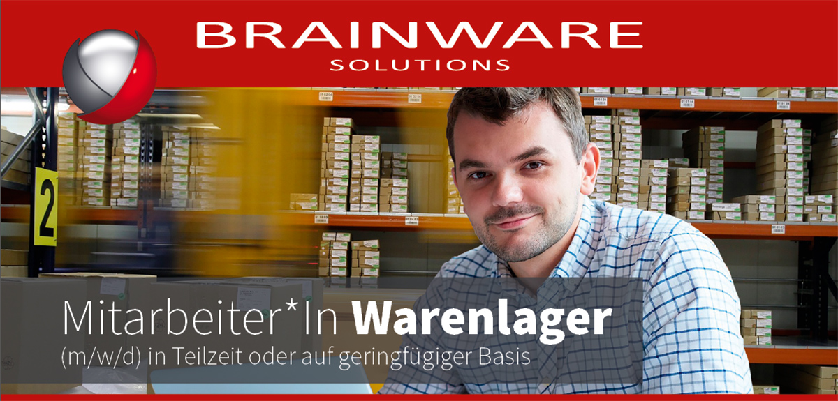 Brainware Solutions GmbH – Unsere Stellenangebote / Jobangebote in Chemnitz - Mitarbeiter Warenlager (m/w/d)
